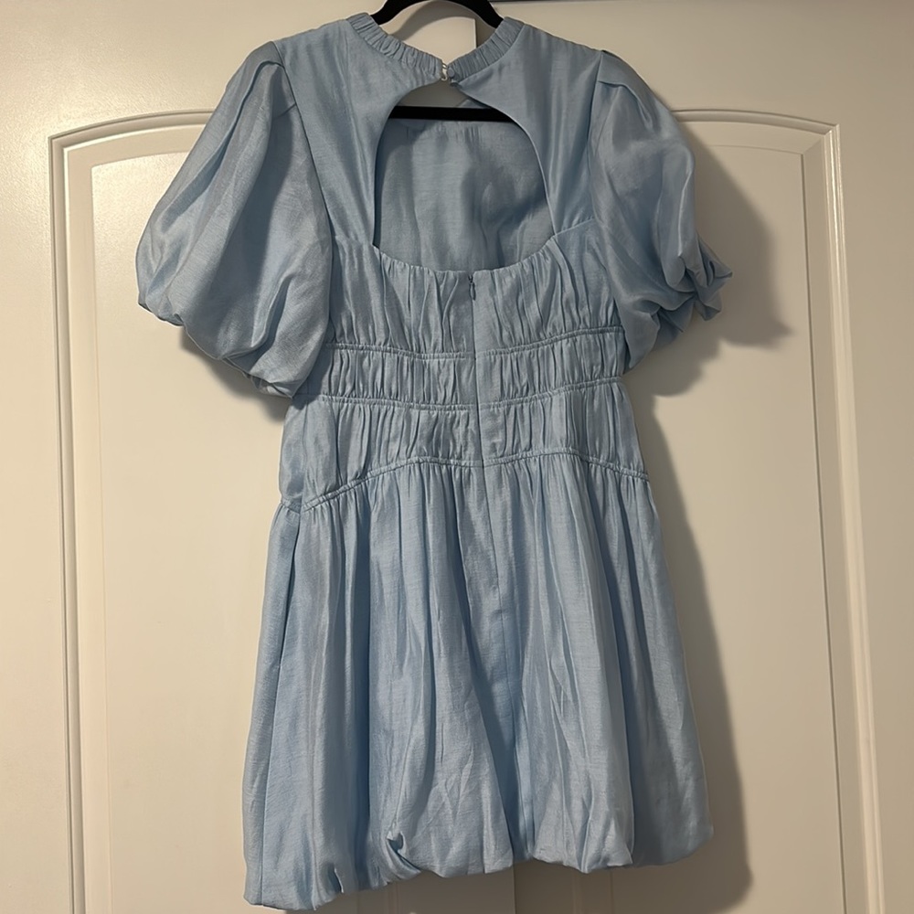 Jonathan Simkhai Echo Pleated Bubble Hem Dress - image 4